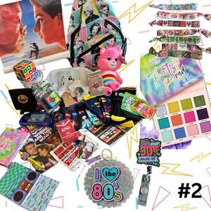 I love the 80s Gift Box, 1980s themed gift basket Two
